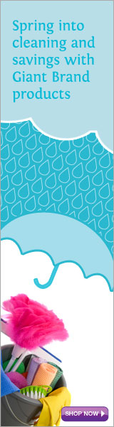 cleaning supplies skyscraper web banner